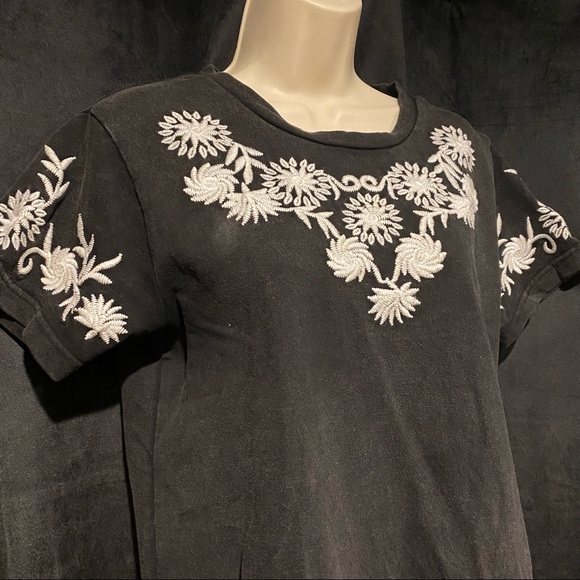 LA Hearts Embroidered Tee Shirt Dress - Picture 2 of 4